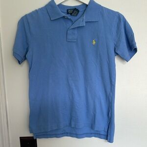 Polo by Ralph Lauren Blue Collard Shirt Boys Size Medium (10-12)